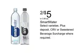Walgreens SmartWater offer