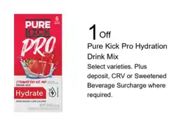Walgreens Pure Kick Pro Hydration Drink Mix offer