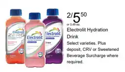 Walgreens Electrolit Hydration Drink offer