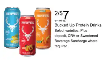 Walgreens Bucked Up Protein Drinks offer