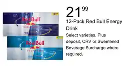 Walgreens Red Bull Energy Drink offer