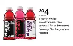 Walgreens Vitamin Water offer