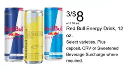 Walgreens Red Bull Energy Drink offer