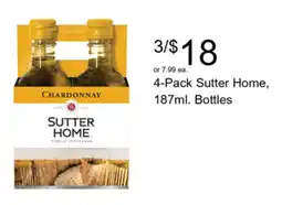 Walgreens Sutter Home Chardonnay offer