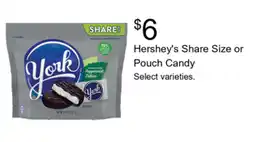 Walgreens Hershey's Share Size or Pouch Candy offer