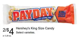 Walgreens Hershey's King Size Candy offer