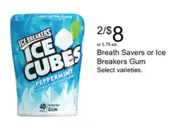 Walgreens Ice Breakers Ice Cubes offer