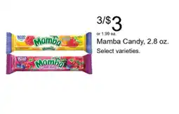 Walgreens Mamba Candy offer