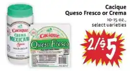 Foodmaxx Cacique Queso Fresco or Crema offer