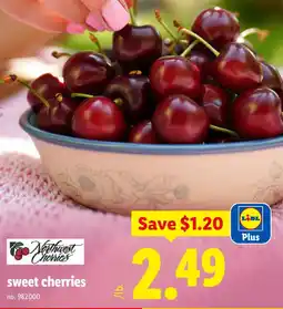 Lidl Northwest Cherries sweet cherries offer