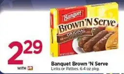Tops Banquet Brown 'N Serve offer