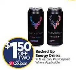 Tops Bucked Up Energy Drinks offer