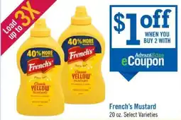 Price Chopper French's Mustard offer
