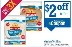 Price Chopper Mission Tortillas offer