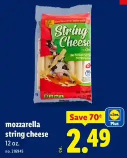 Lidl string cheese offer