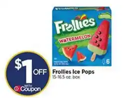 Tops Frollies Ice Pops offer