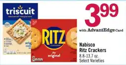 Price Chopper Nabisco Ritz Crackers offer
