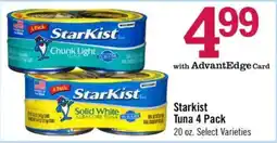 Price Chopper Starkist Tuna 4 Pack offer