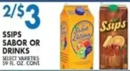 Compare Foods Ssips sabor or drinks offer