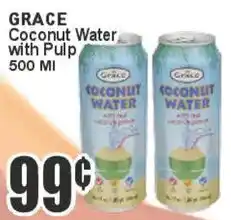Key Food Grace coconut water with pulp offer