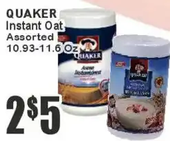 Key Food Quaker instant oat assorted offer