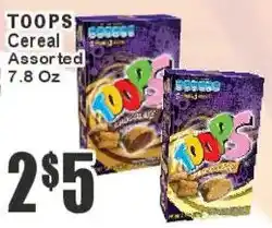 Key Food Toops cereal assorted offer