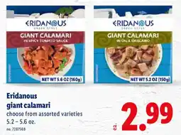 Lidl Eridanous giant calamari offer