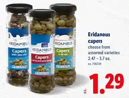 Lidl Eridanous capers offer