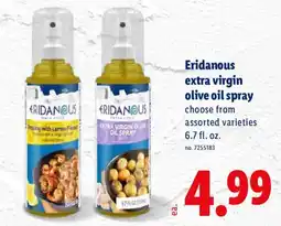 Lidl Eridanous extra virgin olive oil spray offer
