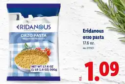 Lidl Eridanous orzo pasta offer