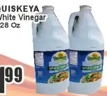 Key Food Quiskeya white vinegar offer