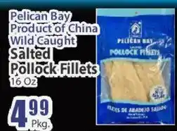 Key Food Pelican Bay salted pollock fillets offer