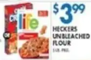 Compare Foods Hecker's unbleached flour offer