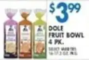 Compare Foods Dole fruit bowl offer