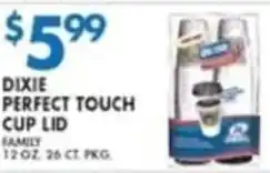 Compare Foods Dixie perfect touch cup lid offer