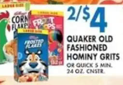 Compare Foods Quaker old fashioned hominy grits offer