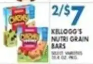 Compare Foods Kellogg's Nutri Grain Bars offer