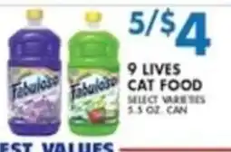 Compare Foods 9 Lives Cat Food offer
