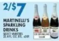 Compare Foods Martinielli's sparkling drinks offer