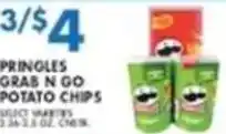 Compare Foods Pringles grab n go potato chips offer