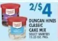 Compare Foods Duncan Hines classic cake mix offer