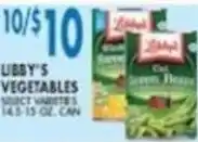 Compare Foods Libby's Vegetables offer
