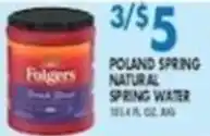 Compare Foods Poland Spring natural spring water offer