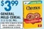 Compare Foods General Mills cereal offer