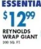 Compare Foods Reynolds wrap giant offer
