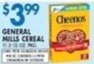 Compare Foods General Mills Cheerios offer