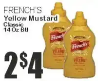 Key Food French's Yellow Mustard offer