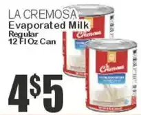 Key Food La cremosa evaporated milk offer