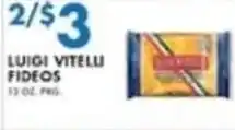 Compare Foods Luigi Vitelli fideos offer