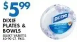 Compare Foods Dixie plates & bowls offer